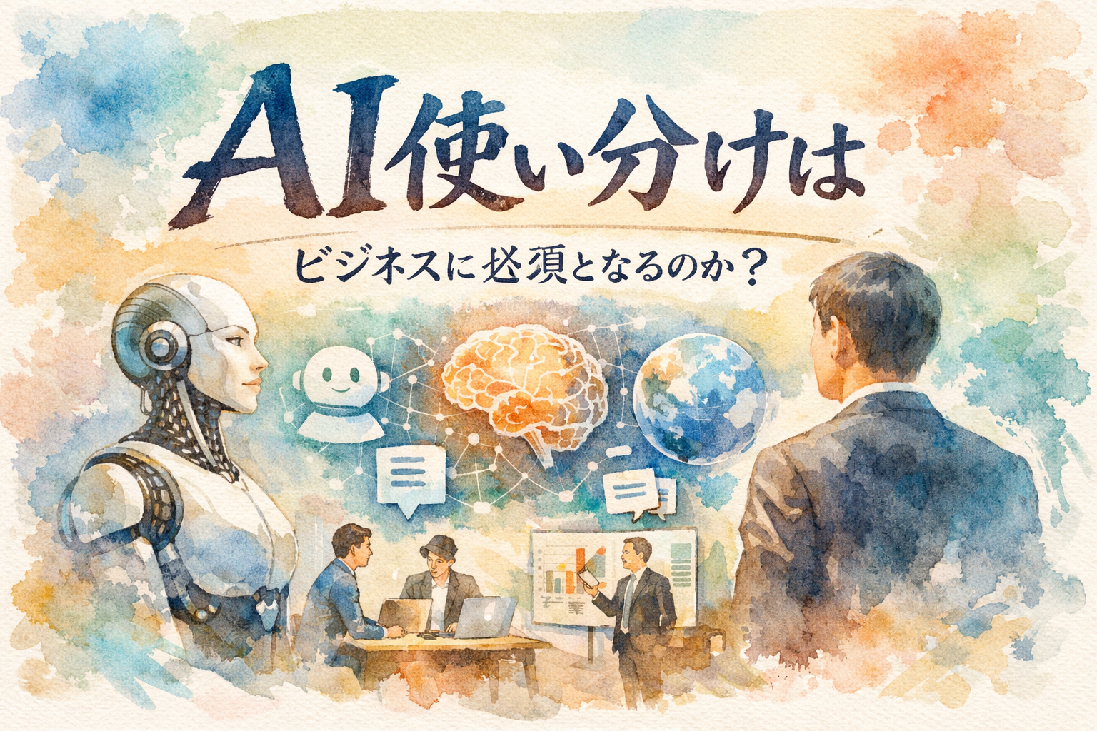 AI使い分けはビジネスに必須となるのか?