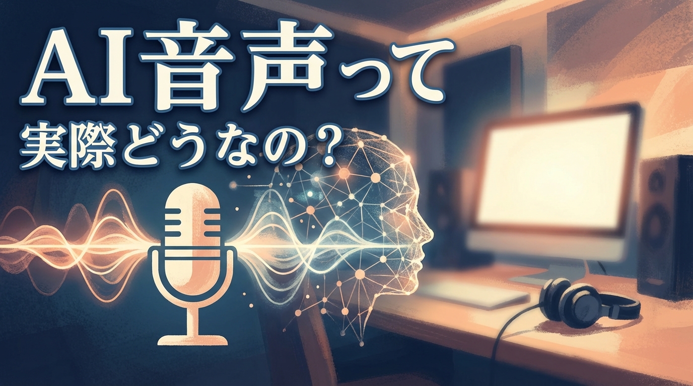 AI音声って実際どうなの?