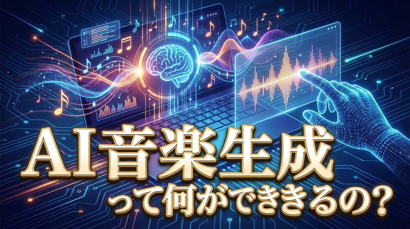 AI音楽生成って何ができるの?