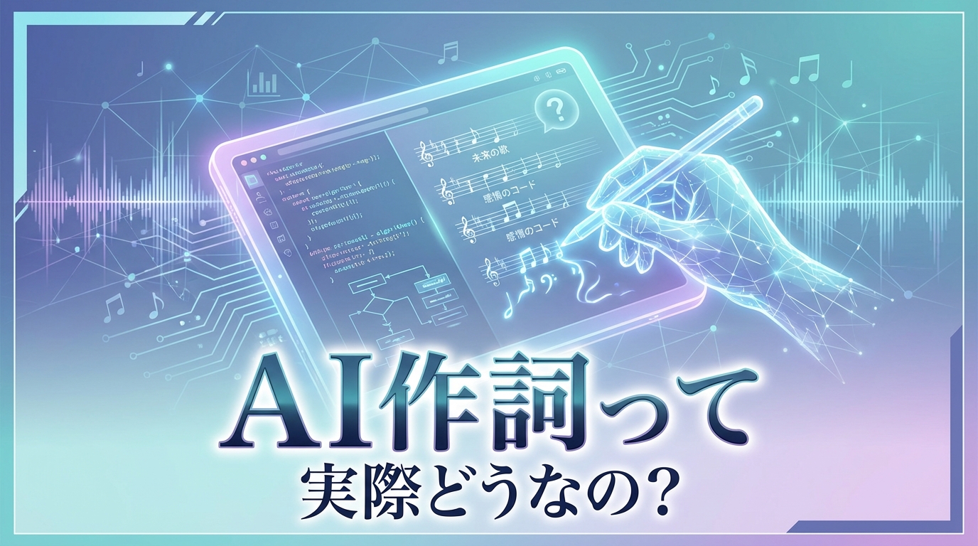 AI作詞って実際どうなの?