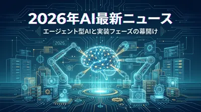 2026年AI最新ニュース|エージェント型AIと実装フェーズの幕開け