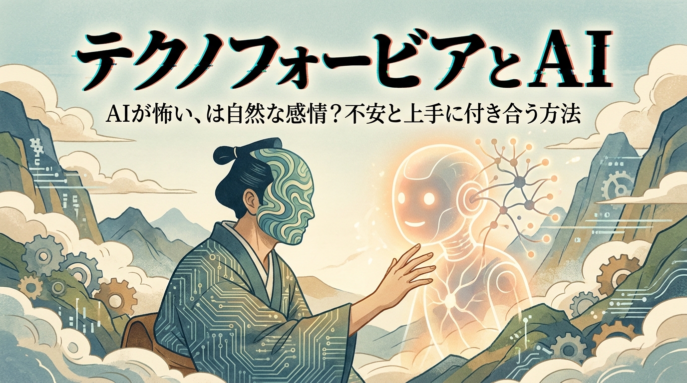 テクノフォービアとAI：AIが怖い、は自然な感情？不安と上手に付き合う方法