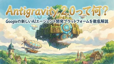 Antigravity 2.0って何？Googleの新しいAIエージェント開発プラットフォームを徹底解説
