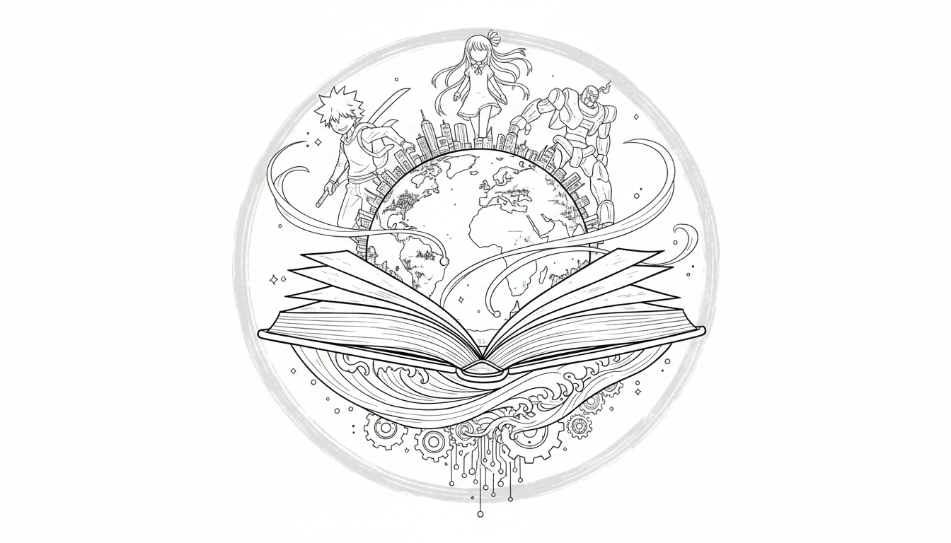 日本の漫画文化は世界規模の産業として成長しています